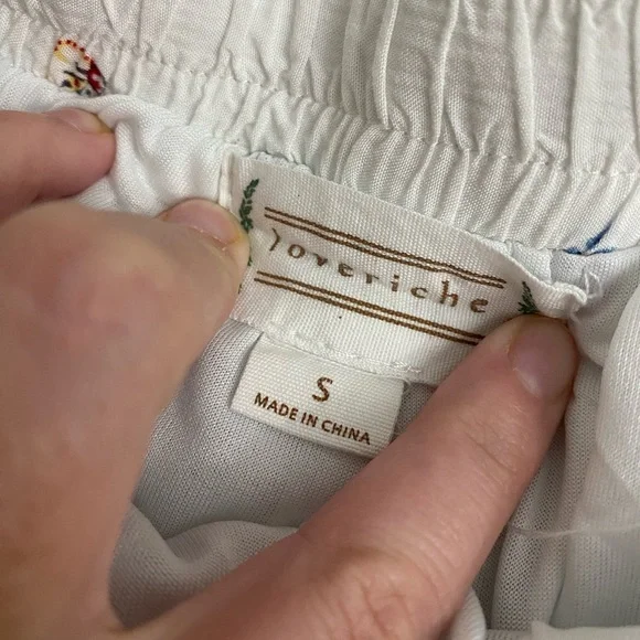 Love Riche Floral Ruffle Drawstring Shorts - Picture 5 of 6